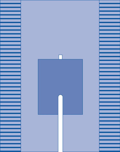 Split Surgical Drape with Adhesive