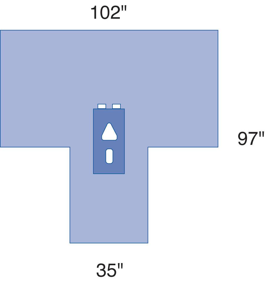 Medline Sterile Laparoscopy Surgical Drapes