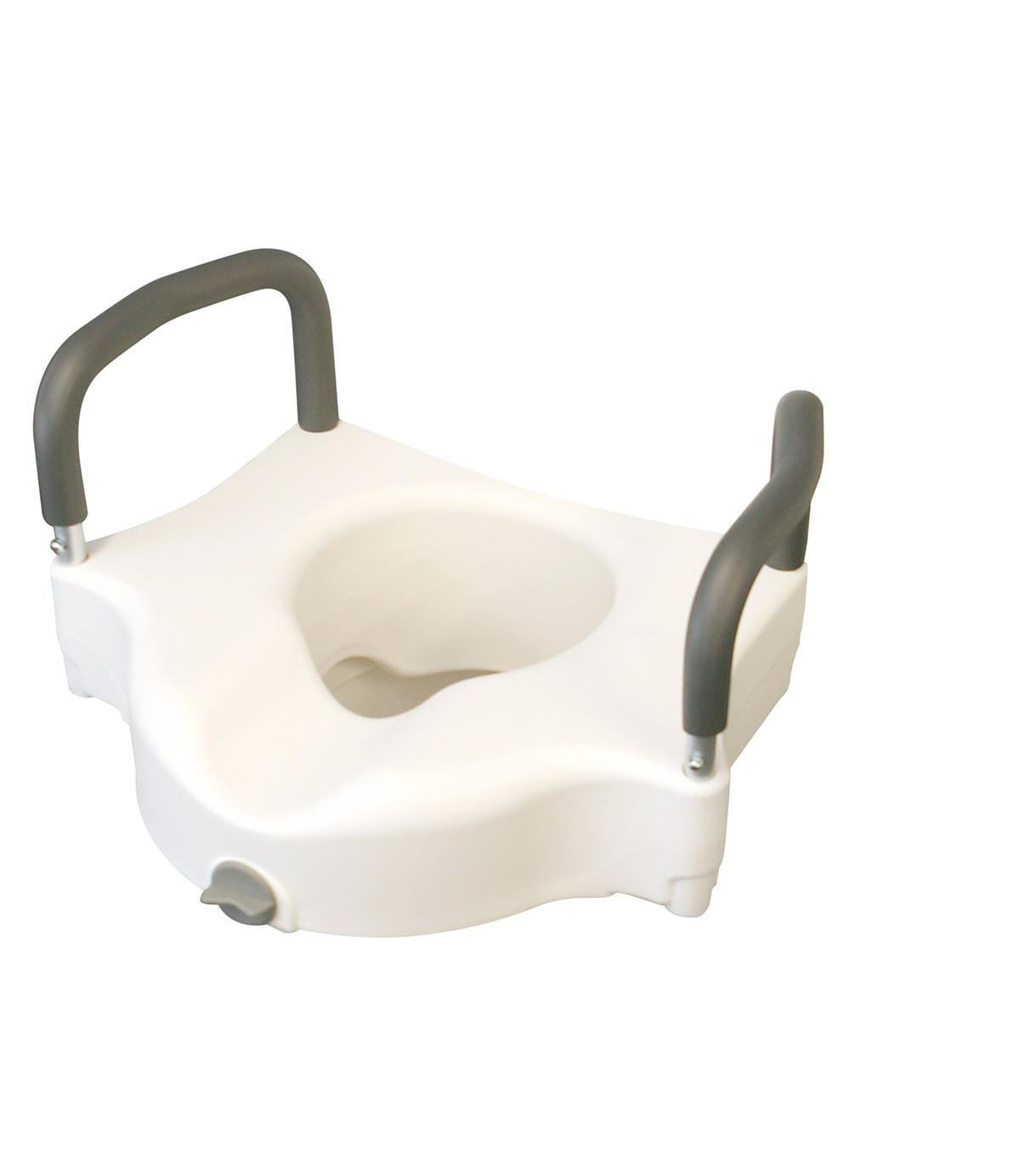 Elevated Locking Toilet Seat with Arms (Pack of 3)