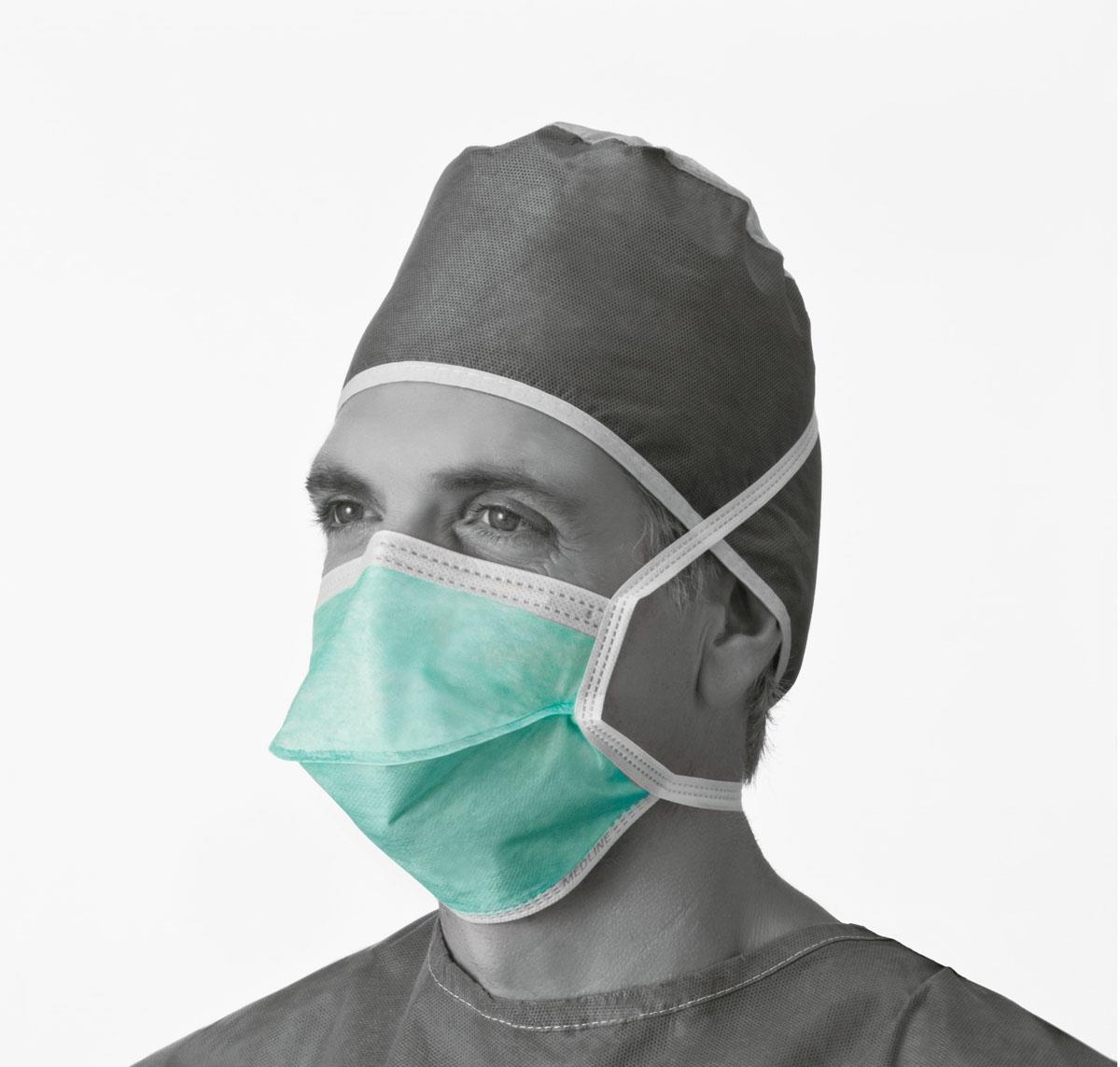 Duckbill-Style Surgical Face Mask with Ties