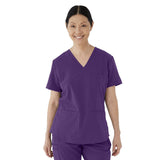 Lexington AVE Women's V-Neck Scrub Tops with 3 Pockets Royal Blue