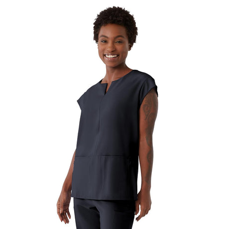 Nolita AVE Women's Scrub Tunic Tops with Notch Collar