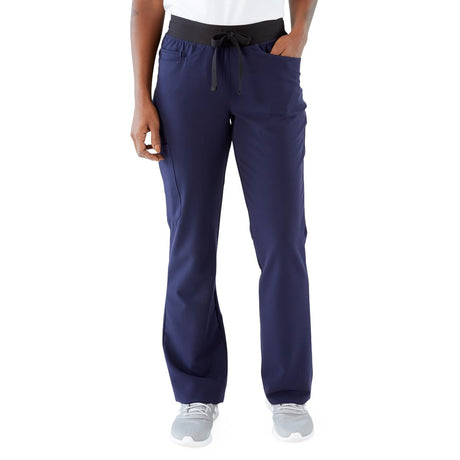 Coastal AVE Women's Regular-Length Scrub Pants Navy