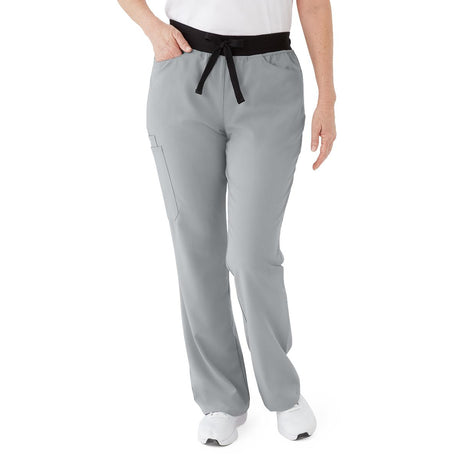 Coastal AVE Women's Regular-Length Scrub Pants Gray
