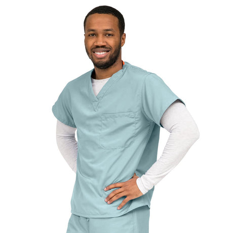 PerforMAX Unisex Reversible V-Neck Scrub Tops with 2 Pockets