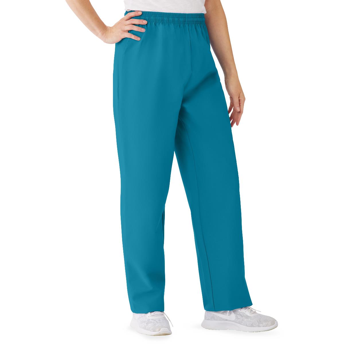 AngelStat Women's Elastic Waist Scrub Pants with Drawstring
