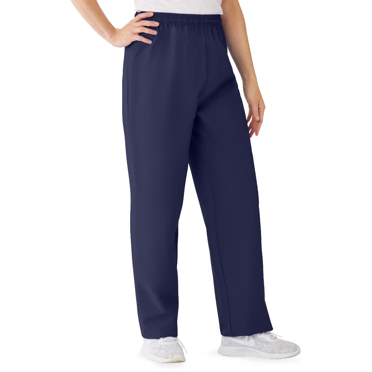 AngelStat Women's Elastic Waist Scrub Pants with Drawstring