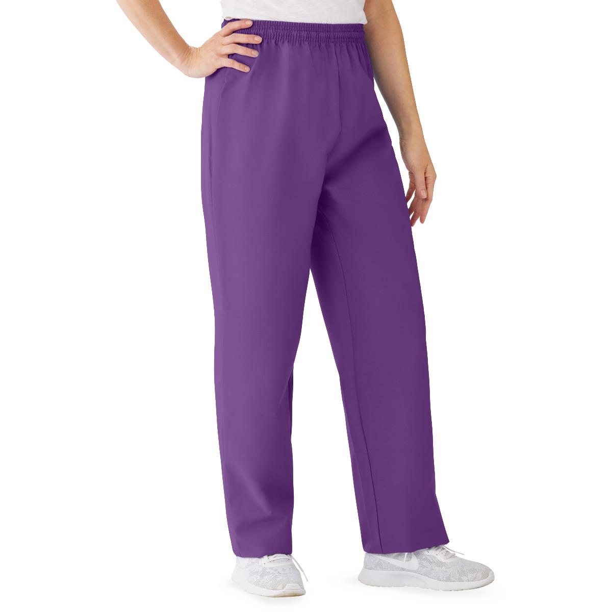 AngelStat Women's Elastic Waist Scrub Pants with Drawstring
