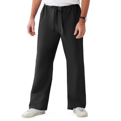 ComfortEase Unisex Reversible Scrub Pants with Drawstring Waist