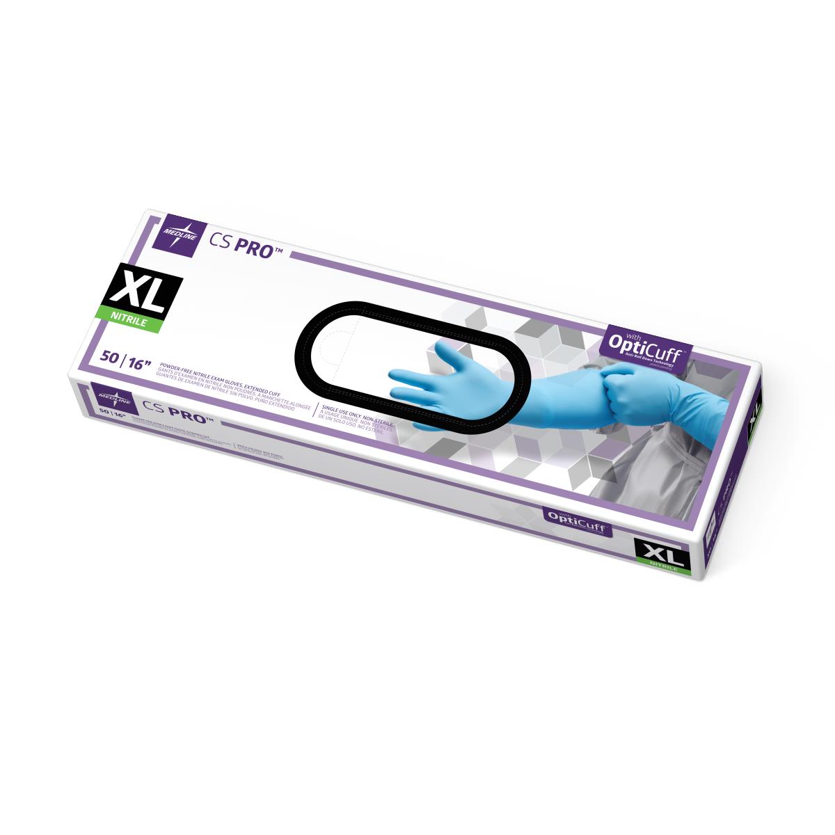CS Pro 16" Cuff Nitrile Exam Gloves