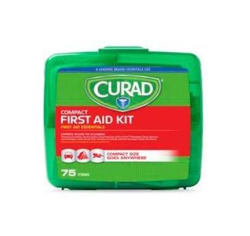 CURAD 75-Piece Compact Portable First Aid Kit