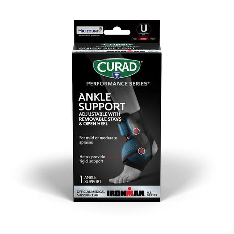 CURAD Performance Series IRONMAN Ankle Supports with Stays