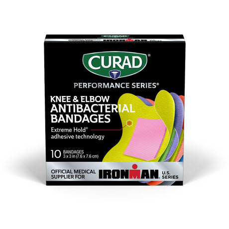 CURAD Performance Series IRONMAN Antibacterial Bandages