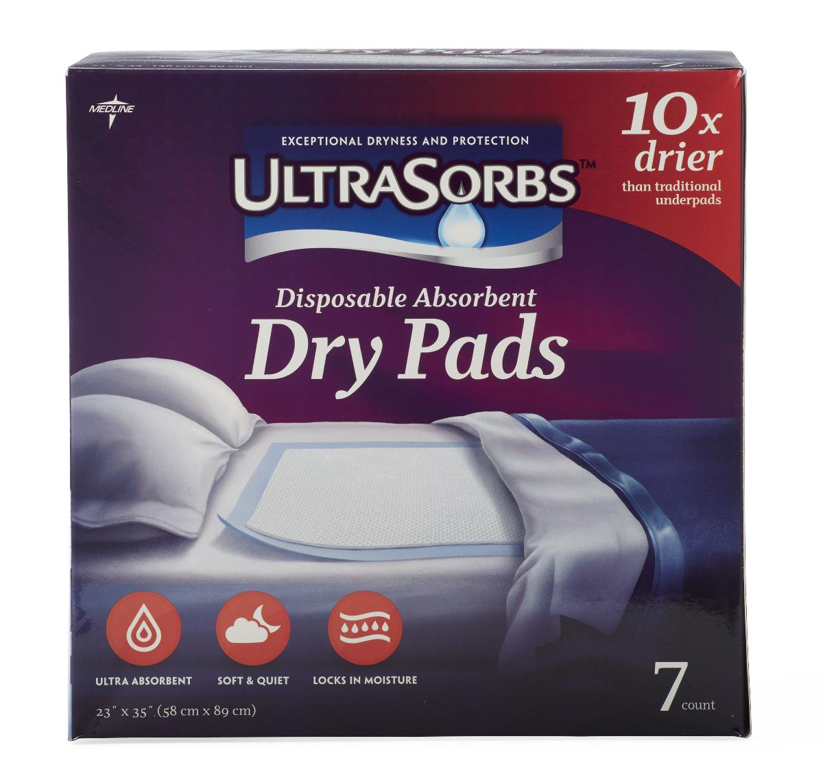 Ultrasorbs Disposable Dry Pad Underpads