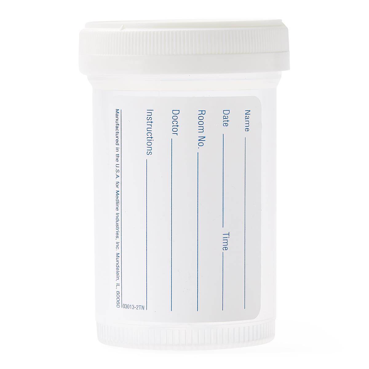 Medline Pneumatic Tube Sterile Specimen Containers