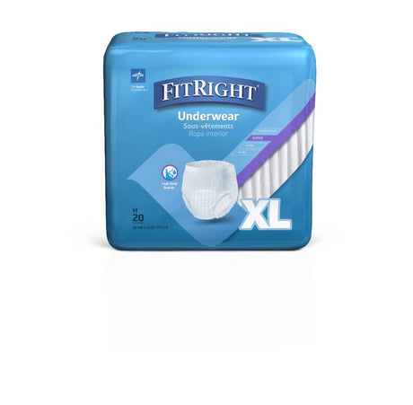 Sous-vêtements pour incontinence FitRight Super Adult