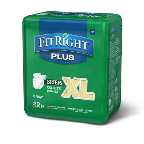 FitRight Plus Adult Incontinence Briefs