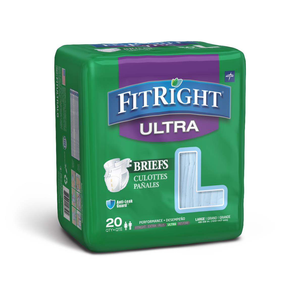 FitRight Ultra Incontinence Briefs