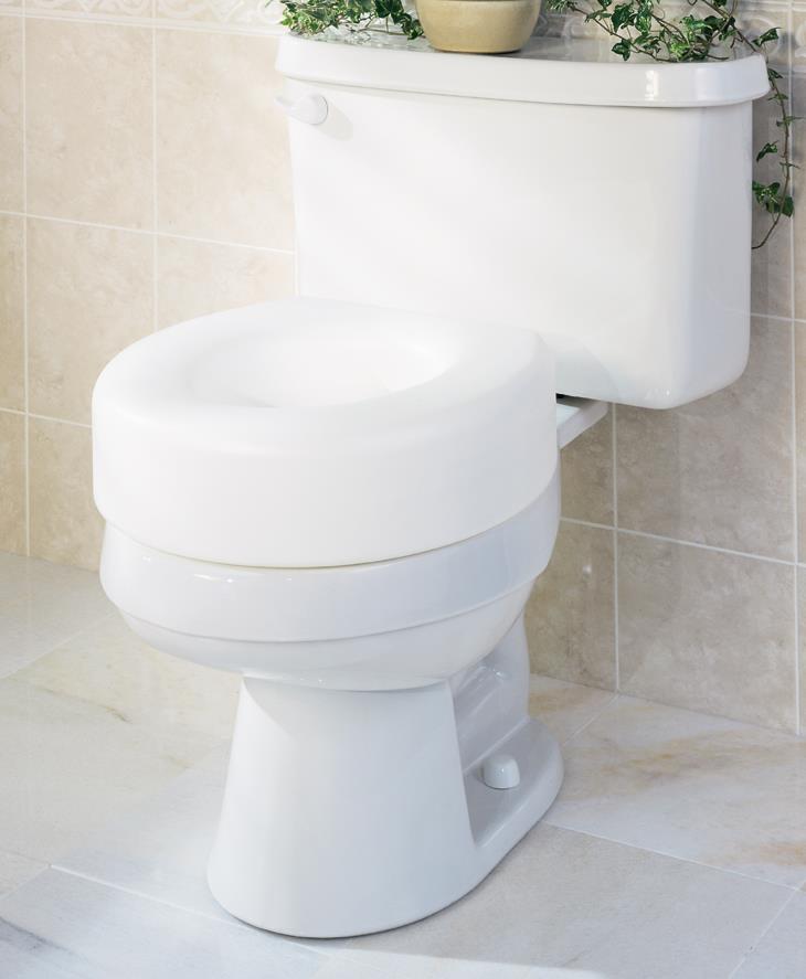 Rehausseur de siège de toilette Medline 5" (paquet de 3)