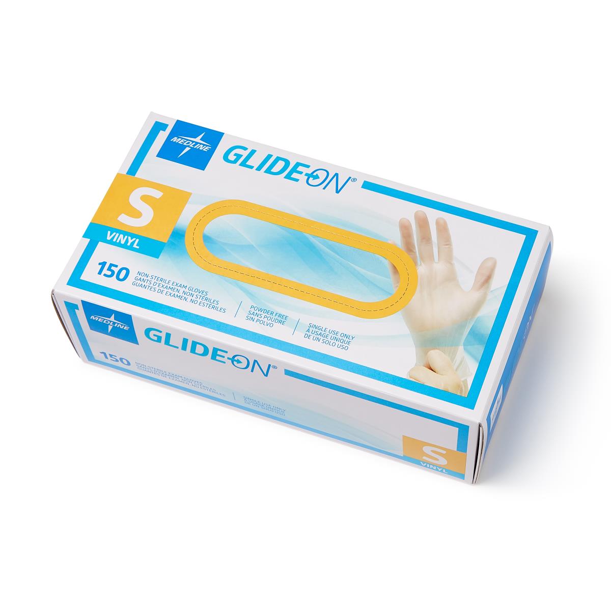 Glide-On Powder-Free Vinyl Exam Gloves