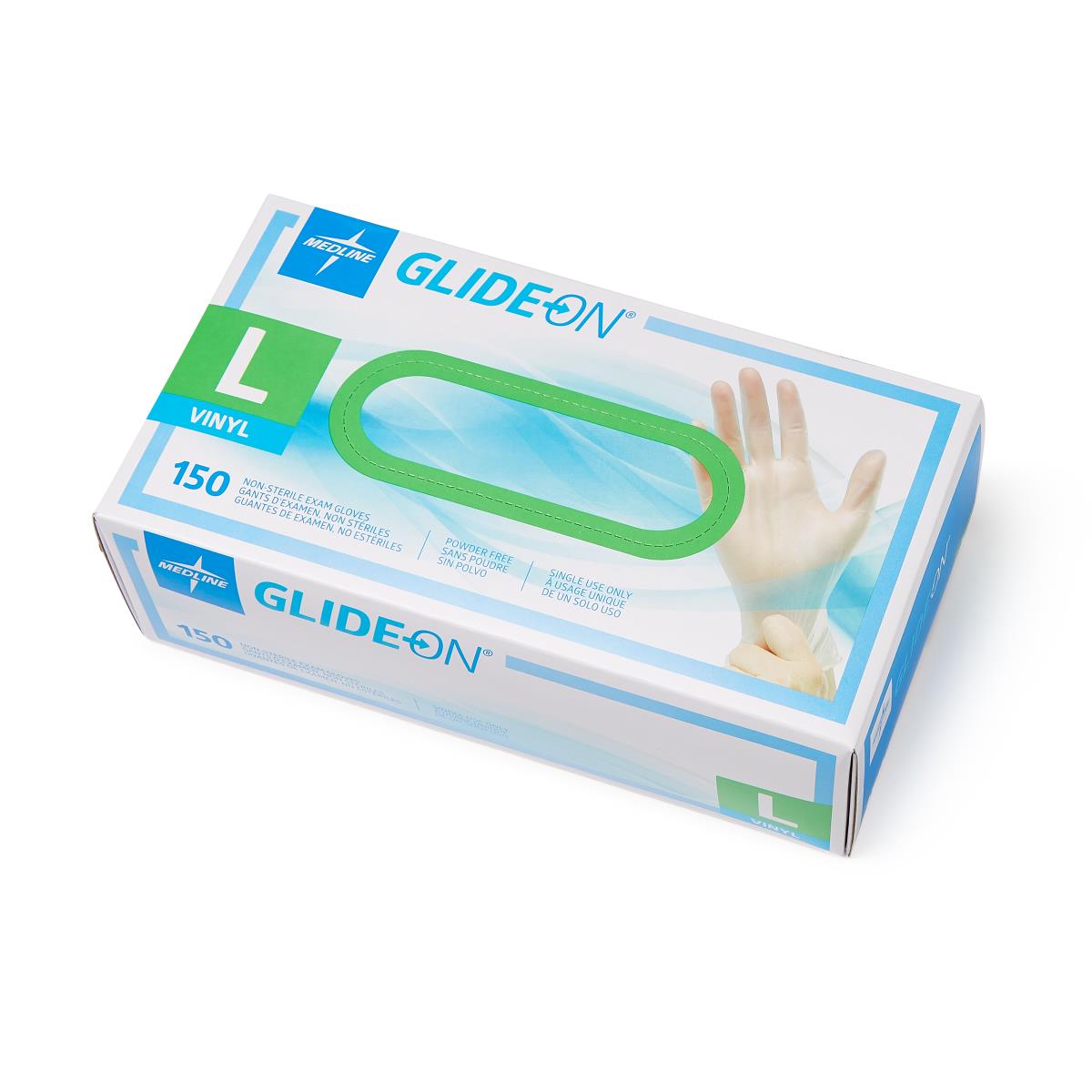 Glide-On Powder-Free Vinyl Exam Gloves