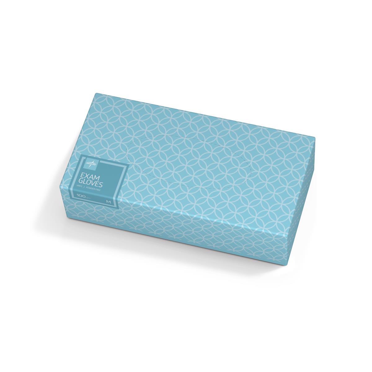 Medline Designer Boxed Vinyl Exam Gloves