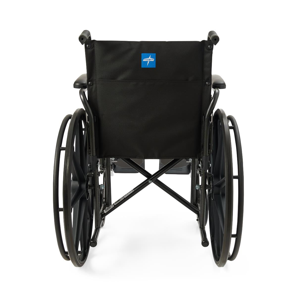 Silla de ruedas Medline Guardian K1 con brazo SA y pata elevadora, asiento de 16 pulgadas