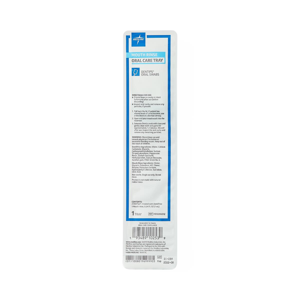 Medline Economy Oral Care Kit with Mouth Rinse
