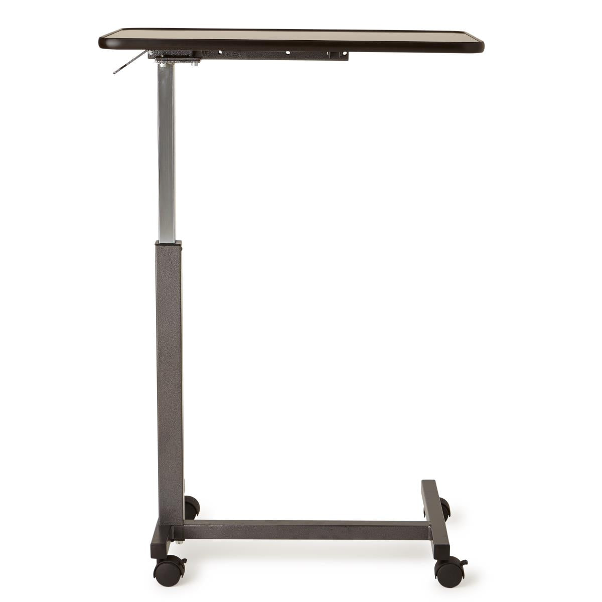 Economy Overbed Tables Walnut Chrome Base