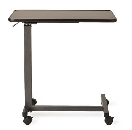 Economy Overbed Tables Walnut Chrome Base