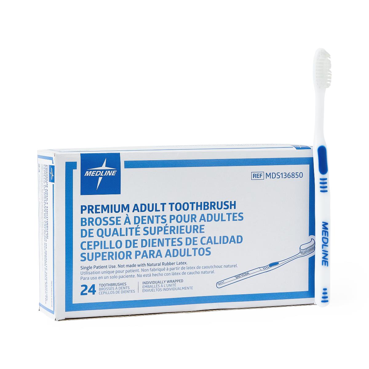 Medline Premium Adult Toothbrush
