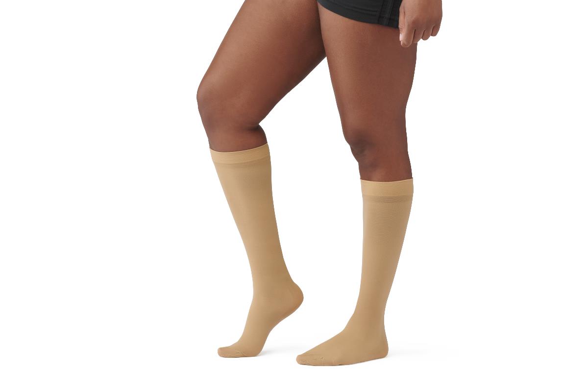 CURAD Knee-High 30-40 mmHg Compression Hosiery