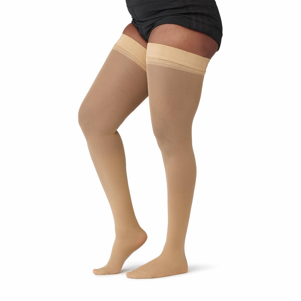 CURAD Thigh-High 20-30 mmHg Compression Hosiery