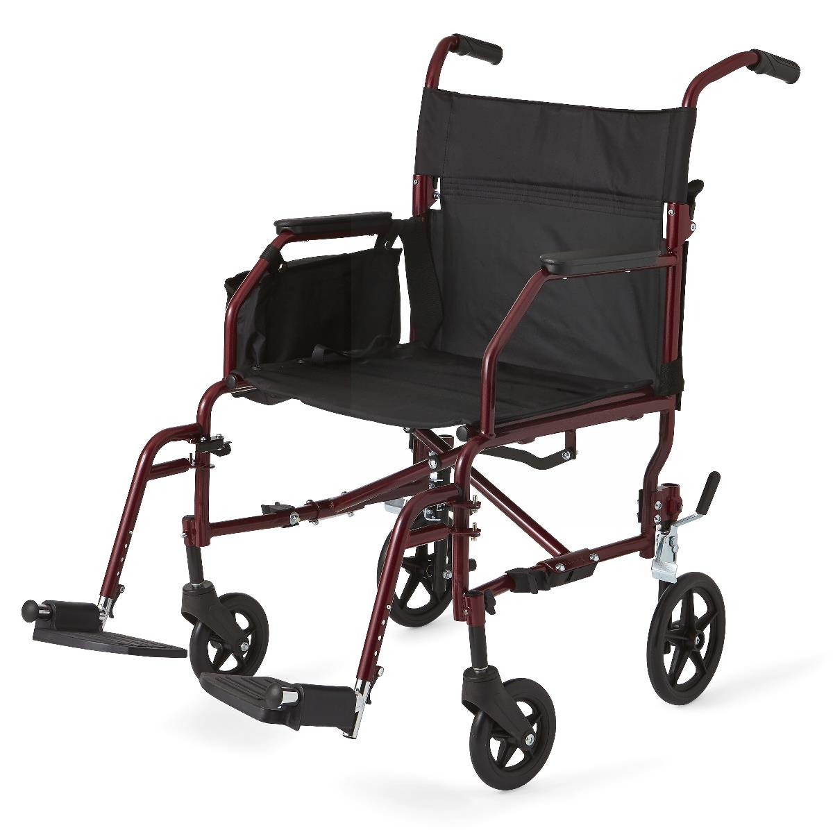 Medline Basic Steel Transport Chairs w/12" Rear wheels