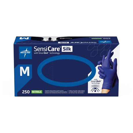 SensiCare Silk Nitrile Exam Gloves with SmartBoX Technology