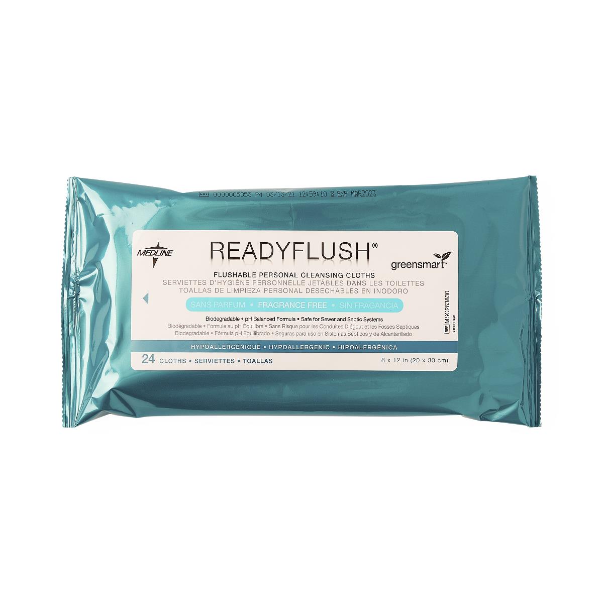 ReadyFlush Biodegradable Flushable Wipes