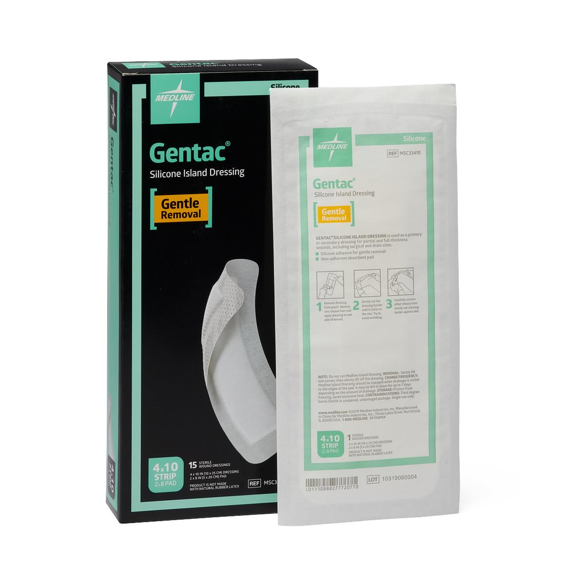 Gentac Silicone Island Dressings