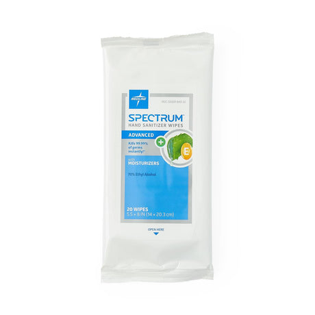 Spectrum Advanced Hand Sanitizer Wipes