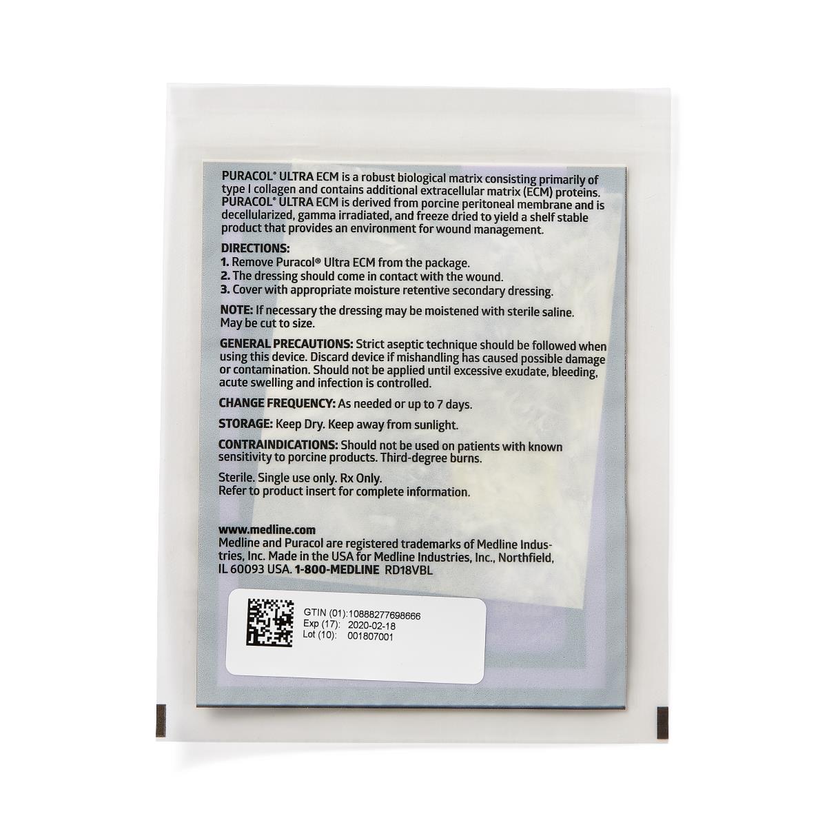 Puracol Ultra ECM Collagen Wound Dressings