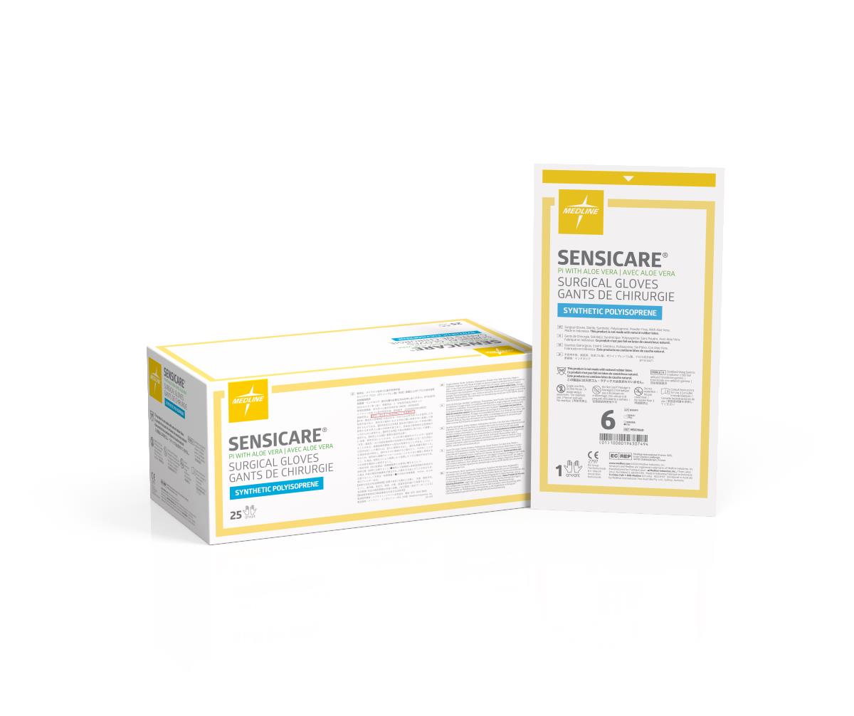 SensiCare PI with Aloe Surgical Gloves