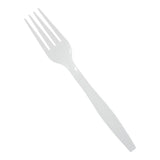 Medline Disposable White Plastic Forks