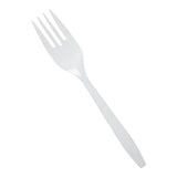 Medline Disposable White Plastic Forks