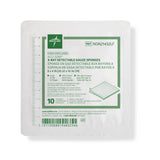 Medline Sterile 100% Cotton X-ray Detectable Gauze Sponges