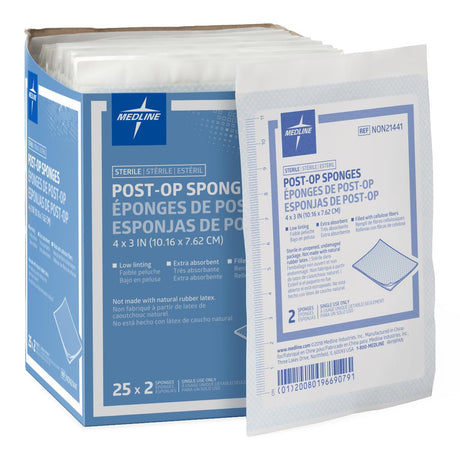 Medline Post-Op Sterile Gauze Sponges