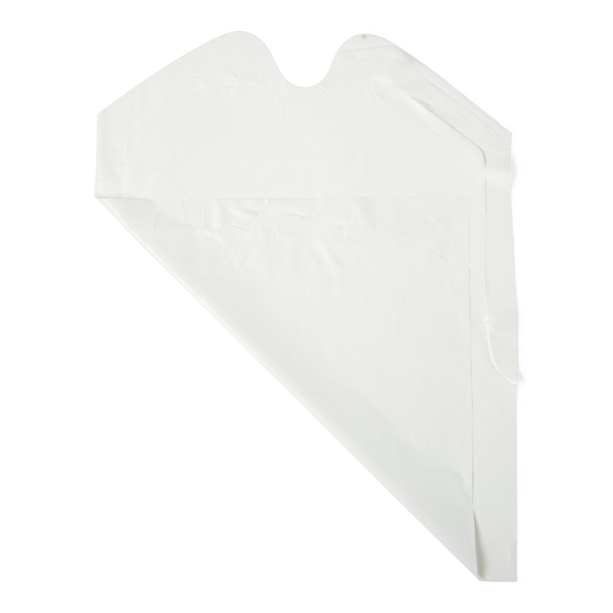 Medline Tie-On Disposable Waterproof Plastic Bibs