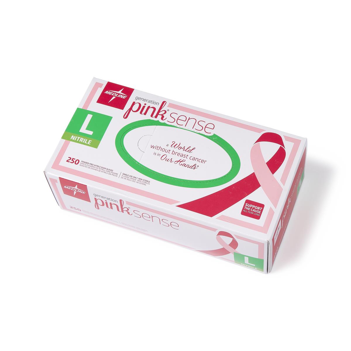 Generation Pink Sense Powder-Free Nitrile Exam Gloves