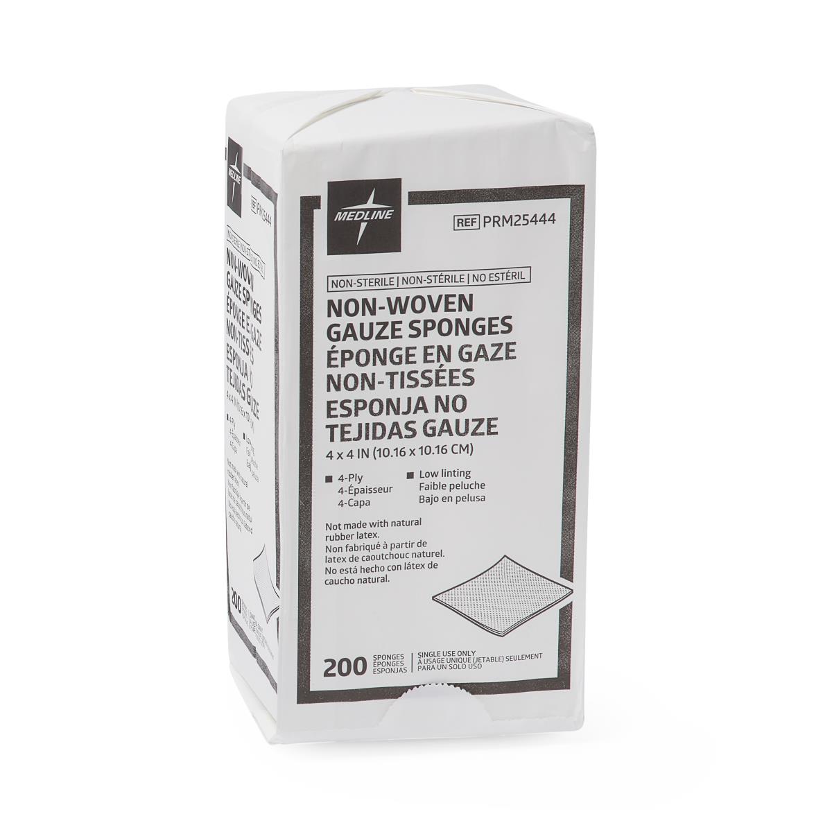 Medline Nonsterile Nonwoven Gauze Sponges