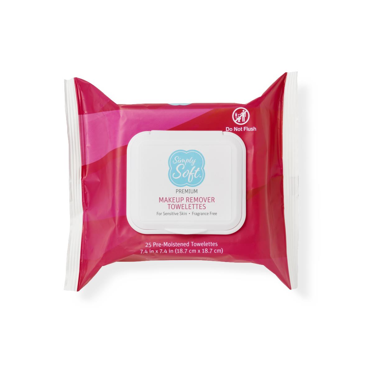Simply Soft Premium Skin Cleansing and Makeup Remover Wipes