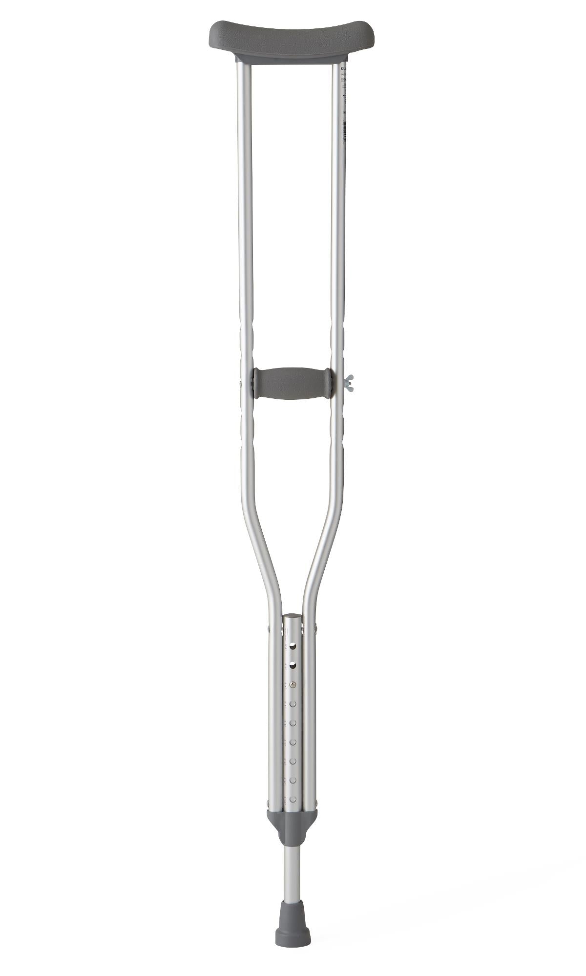 Medline Standard Aluminum Push-Button Crutches