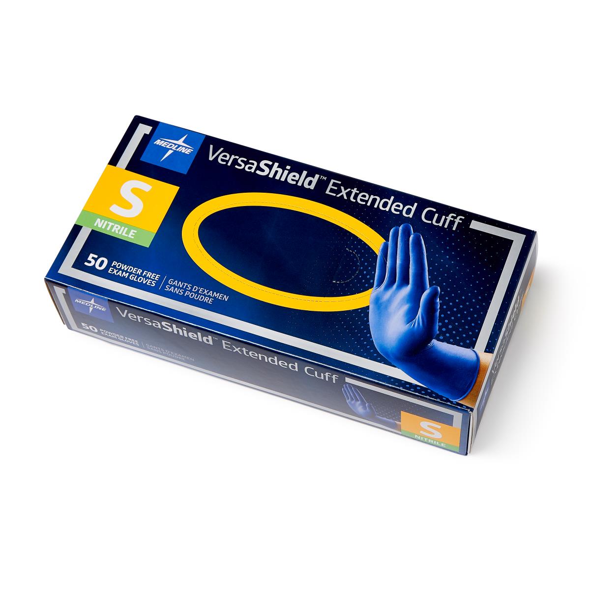 VersaShield Extended Cuff Powder-Free Nitrile Exam Gloves